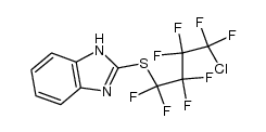 2-((4-chloro-1,1,2,2,3,3,4,4-octafluorobutyl)thio)-1H-benzo[d]imidazole Structure