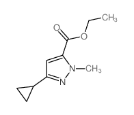 ETHYL 3-CYCLOPROPYL-1-METHYL-1H-PYRAZOLE-5-CARBOXYLATE picture