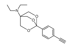 N,N-diethyl-4-(4-ethynylphenyl)-3,5,8-trioxabicyclo[2.2.2]octan-1-amine Structure