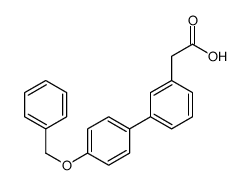 3-(4-Benzyloxyphenyl)phenylacetic acid结构式