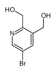 5-溴-2,3-吡啶二甲醇结构式