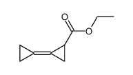 Cyclopropanecarboxylic acid, cyclopropylidene-, ethyl ester (9CI) Structure