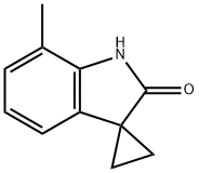 7'-METHYLSPIRO[CYCLOPROPANE-1,3'-INDOLIN]-2'-ONE结构式