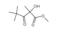 Methyl 2,4,4-trimethyl-3-oxo-2-hydroxypentanoate结构式