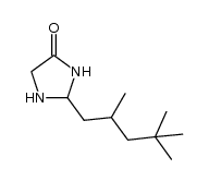 (+/-)-2-(2,4,4-trimethylpentyl)imidazolidin-4-one Structure