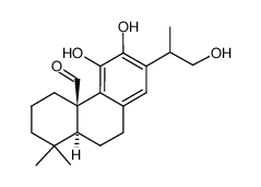 11,12,16-trihydroxy-abieta-8,11,13-trien-20-al Structure