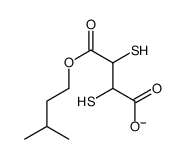 4-(3-methylbutoxy)-4-oxo-2,3-bis(sulfanyl)butanoate Structure