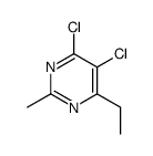 4,5-dichloro-6-ethyl-2-methylpyrimidine structure