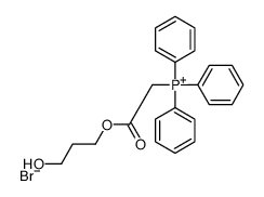 [2-(3-hydroxypropoxy)-2-oxoethyl]-triphenylphosphanium,bromide Structure
