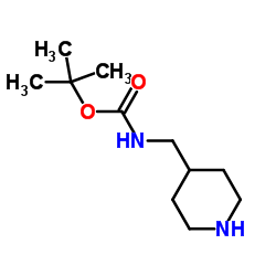 1-Boc-4-(Aminomethyl)piperidine Structure