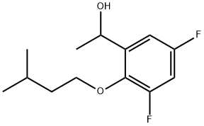 1-(3,5-Difluoro-2-iso-pentoxyphenyl)ethanol structure