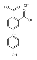 1-(3,4-dicarboxyphenyl)-4-hydroxypyridin-1-ium chloride Structure