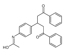 N-[4-(1,5-dioxo-1,5-diphenylpentan-3-yl)phenyl]acetamide结构式