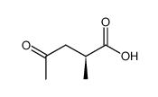 Pentanoic acid, 2-methyl-4-oxo-, (2S)- (9CI)结构式