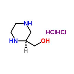 2-Piperazinylmethanol dihydrochloride Structure