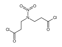 3,3'-(Nitroimino)bis(propanoic acid chloride)结构式