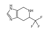 6-(trifluoromethyl)-4,5,6,7-tetrahydro-3H-imidazo[4,5-c]pyridine结构式