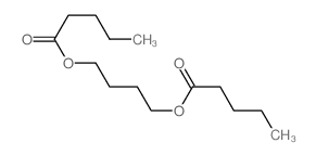 Pentanoic acid,1,4-butanediyl ester (9CI)结构式