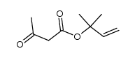 acetoacetate of dimethylvinyl carbinol Structure
