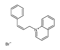 1-(3-phenylprop-2-enyl)quinolin-1-ium,bromide结构式