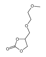 4-(2-methoxyethoxymethyl)-1,3-dioxolan-2-one结构式