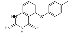 5-(4-methylphenyl)sulfanylquinazoline-2,4-diamine picture