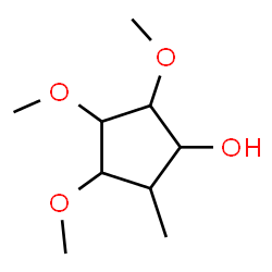 Cyclopentanol, 2,3,4-trimethoxy-5-methyl- (9CI) structure