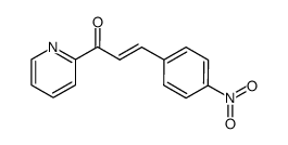 3-(4-nitrophenyl)-1-(2-pyridyl)-2-propenone结构式