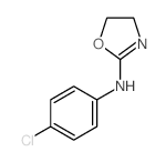 N-(4-chlorophenyl)-4,5-dihydro-1,3-oxazol-2-amine Structure