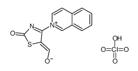4-isoquinolin-2-ium-2-yl-2-oxo-3H-1,3-thiazole-5-carbaldehyde,perchlorate Structure