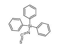 triphenylisothiocyanatosilane Structure