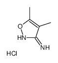 4,5-Dimethyl-1,2-oxazol-3-amine hydrochloride (1:1) Structure