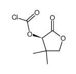 1-[(R)-dihydro-4,4-dimethyl-2(3H)-furanone-3-yl]oxychloroformate结构式