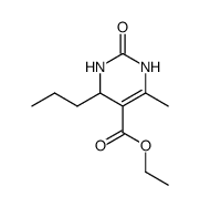 6-methyl-2-oxo-4-propyl-1,2,3,4-tetrahydro-pyrimidine-5-carboxylic acid ethyl ester结构式