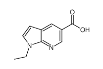 1-ethylpyrrolo[2,3-b]pyridine-5-carboxylic acid Structure