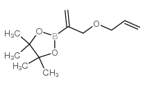 3-(Allyloxy)prop-1-en-2-ylboronic acid pinacol ester structure