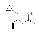 1-aziridin-1-ylbut-3-en-2-yl acetate结构式