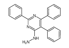 4-hydrazino-2,5,6-triphenyl-pyrimidine Structure