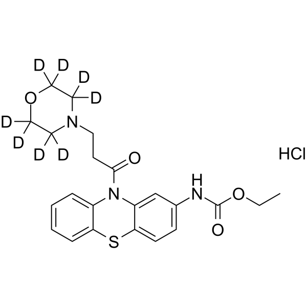 Moricizine -d8(Hydrochloride) Structure