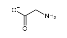 glycinate ion Structure