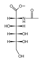 2-Acetylamino-2-deoxy-D-gluconic acid methyl ester结构式
