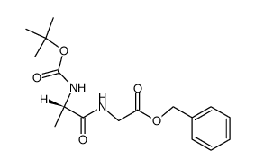 Boc-L-Ala-Gly-OBn structure