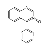 4-Phenylquinazoline 3-oxide结构式