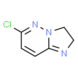 6-Chloro-2,3-dihydroimidazo[1,2-b]pyridazine结构式