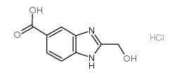 2-HYDROXYMETHYL-1 H-BENZOIMIDAZOLE-5-CARBOXYLIC ACID HYDROCHLORIDE picture