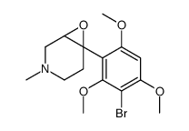 6-(3-bromo-2,4,6-triMethoxyphenyl)-3-Methyl-7-oxa-3-azabicyclo[4.1.0]heptane Structure