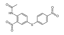 4-acetylamino-3,4'-dinitrodiphenyl sulfide Structure