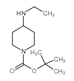 1-N-Boc-4-乙胺哌啶结构式