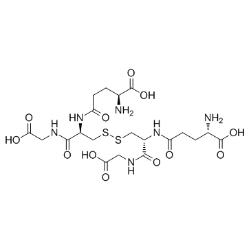 L-谷胱甘肽(氧化型)结构式