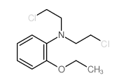 Benzenamine,N,N-bis(2-chloroethyl)-2-ethoxy- Structure